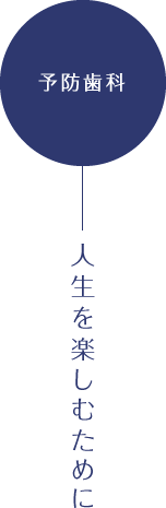 予防歯科 − 人生を楽しむために